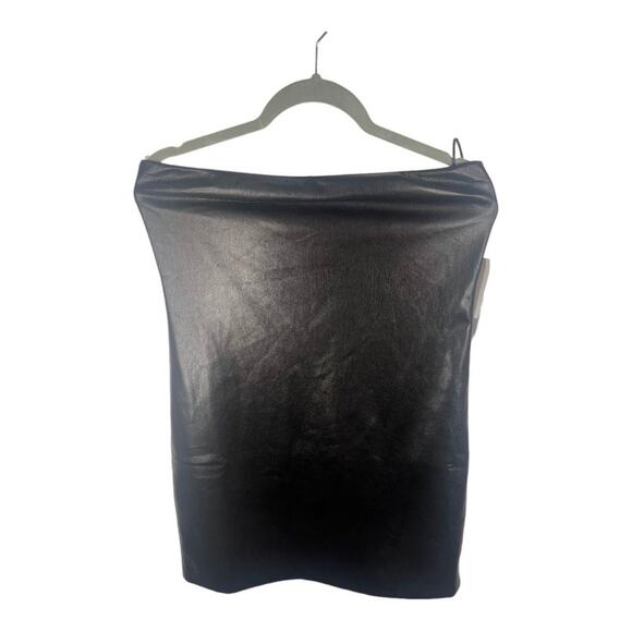 Good American Better Than Leather Bodycon Tube Sexy Cocktail Mini Dress Large - Picture 10 of 12